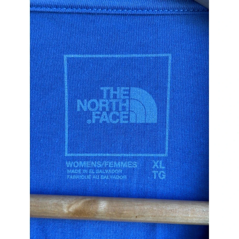 The North Face Womens Evo HD SS Tee Indigo Plum Graphic Logo T-Shirt NF0A8EBF XL - Picture 5 of 6